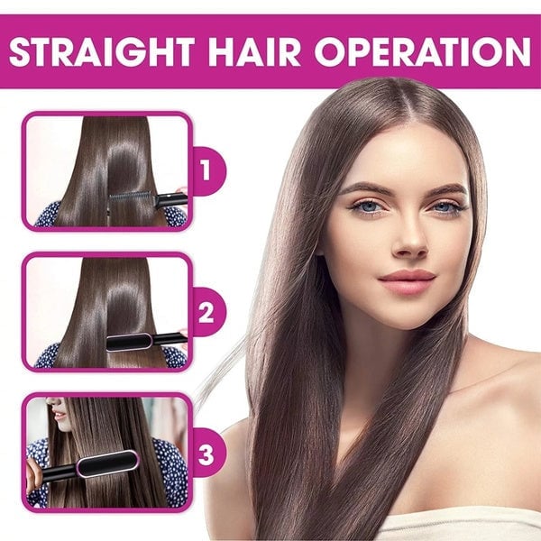 50% OFF | Glimstra™ | Negative Ion Hair Straightener Styling Comb