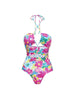 Cutout One Piece Swimsuit Set with Cover Up