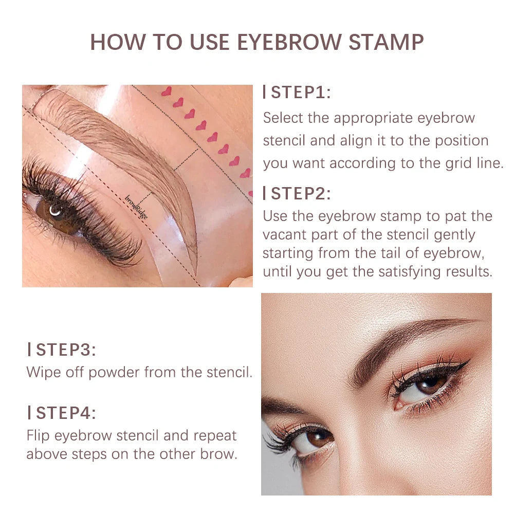 BrowStamp™ | eyebrow stamp styling set