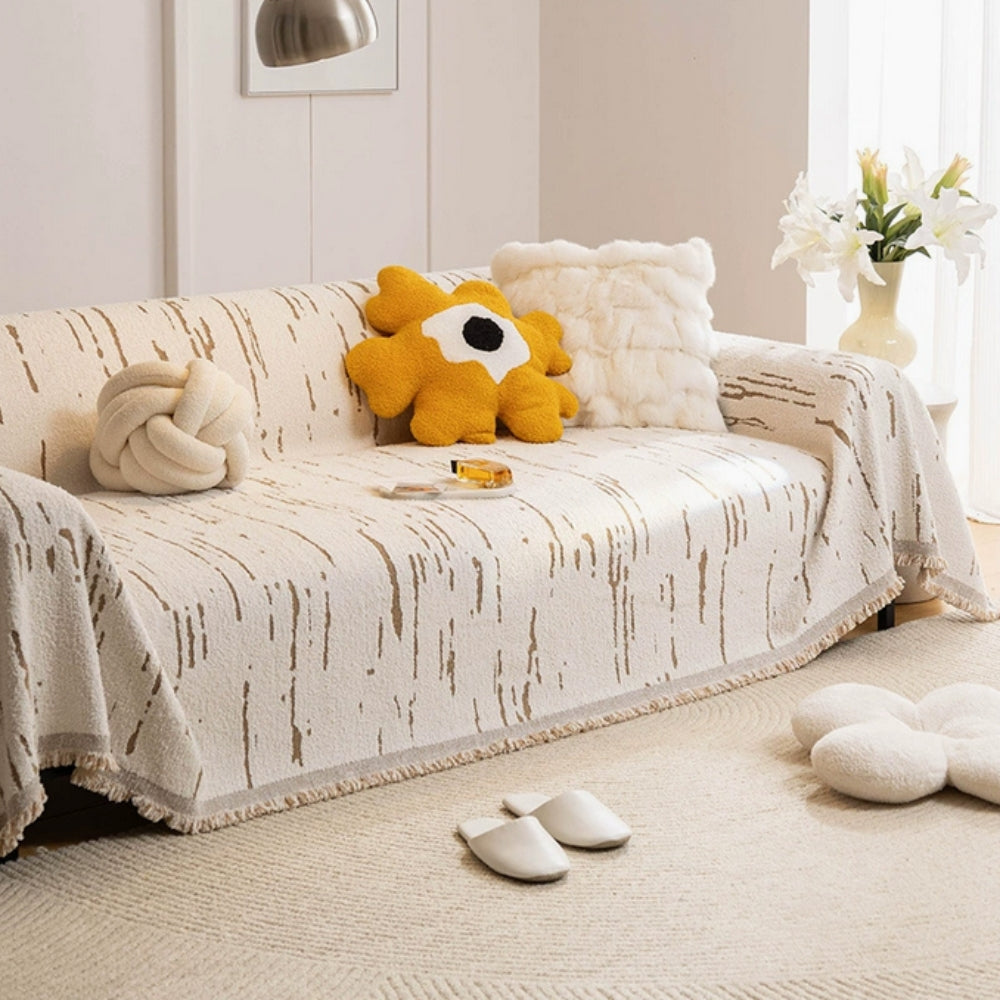 Driftwood Tassel Sofa Cover