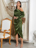 Sexy One-Shoulder Side-Slit Dress