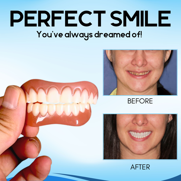 1+1 FREE | SmileEase™ | Provides long-lasting comfort, a perfect fit, and a radiant smile, Say Goodbye to Loose Dentures, Hello to Confidence!