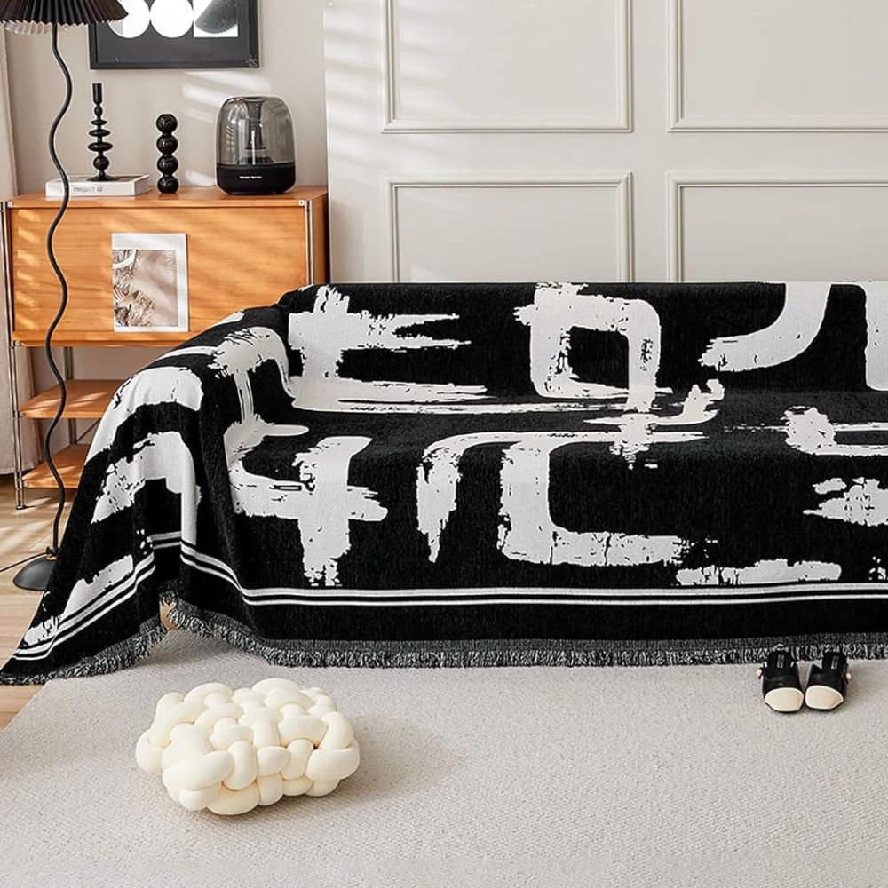 Brushstroke Art Sofa Cover