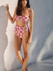 Halter Neck Printed Bikini Set