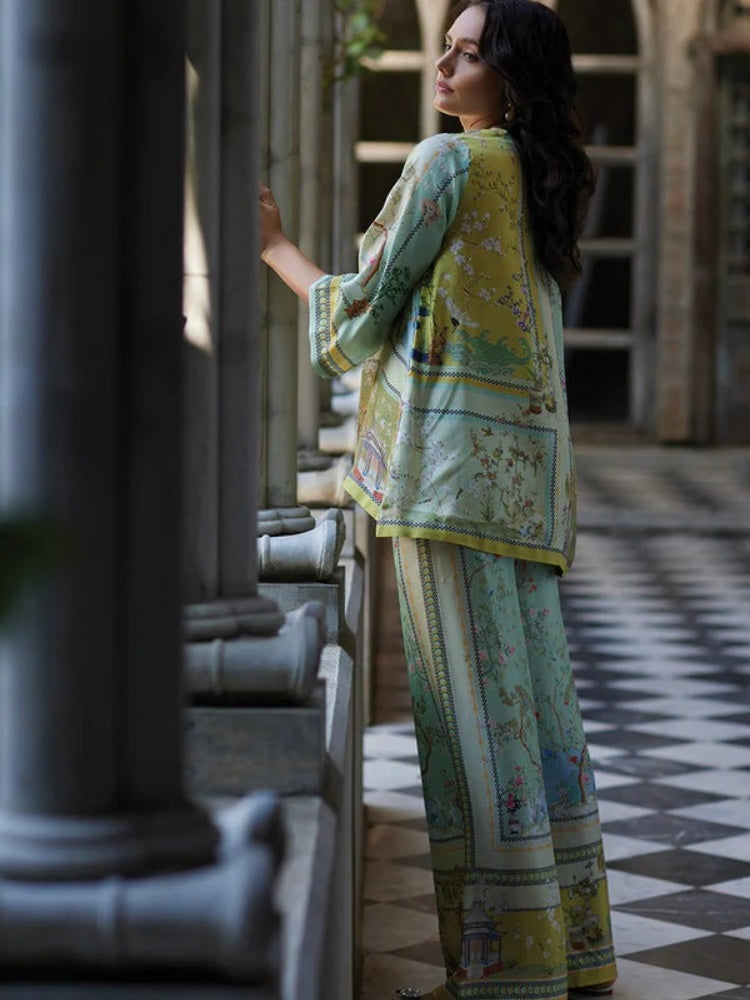 Flair Fusion Flowers Pants Set