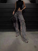 Trendy Retro Denim Pants