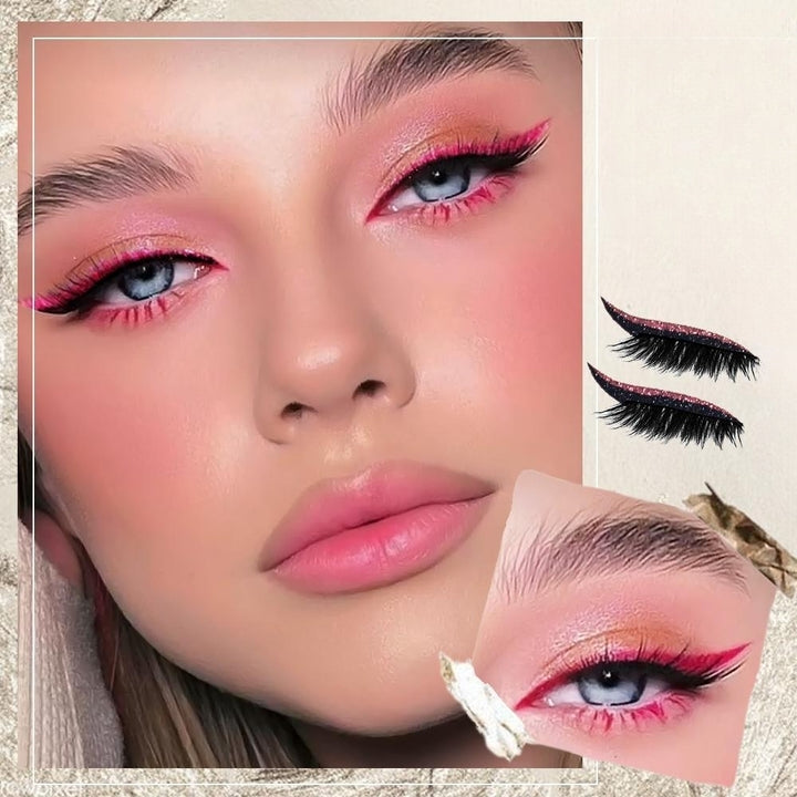 50% OFF | GlitzGrip™ | Reusable eyelash eyeliner stickers