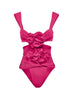 3D Floral Cutout Strappy Swimsuit Set