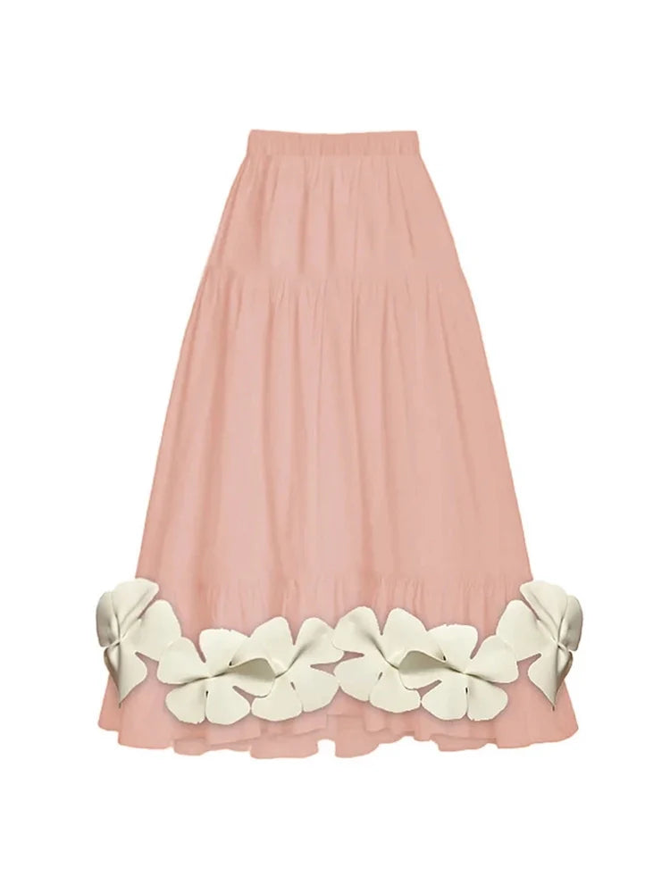 Tie Fresh Floral One Piece Swimsuit