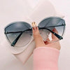 50% OFF | SolarCharm Cat-Eye |  Sunglasses ladies, rimless cat-eye shape UV400