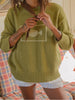 Fish Weaving Oversized Knit Sweater