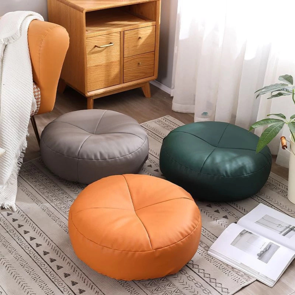 Nappa Leather Japanese Style Cushion