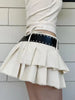 Sexy Asymmetric Pleated Skirt