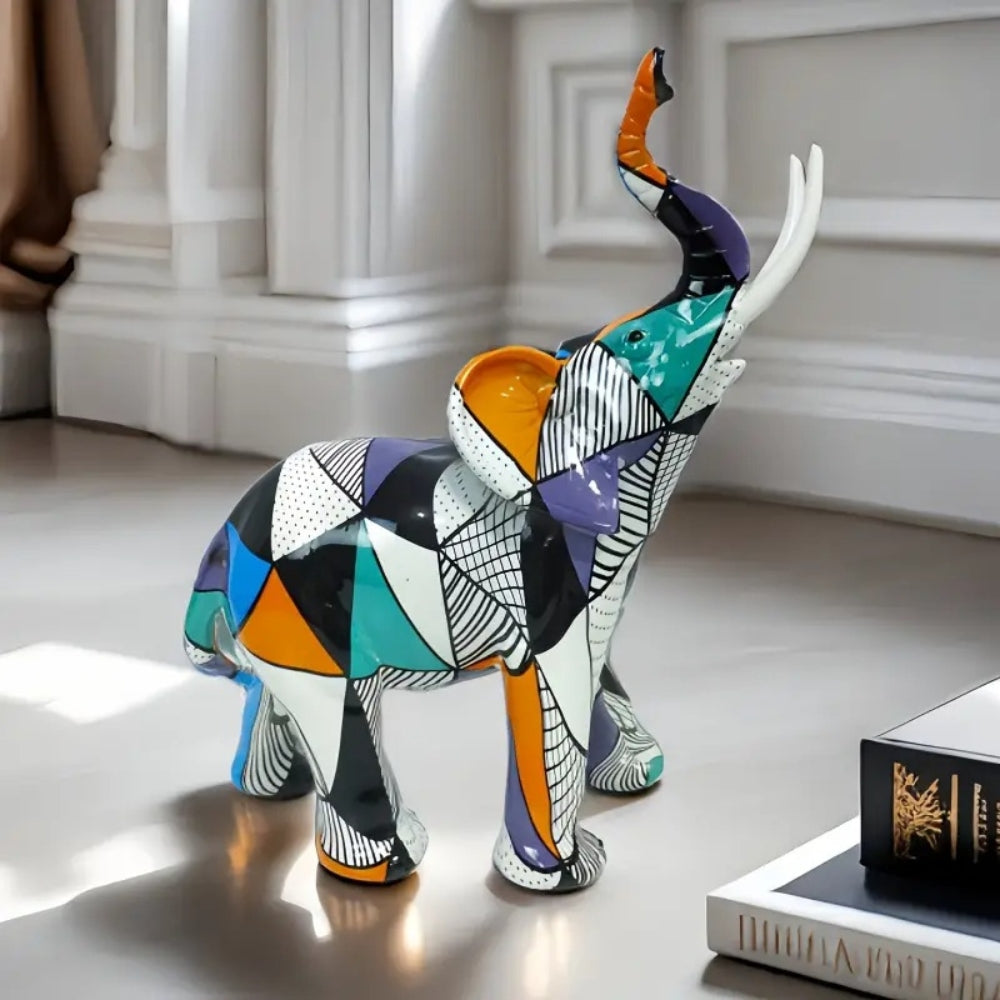 Luxury Abstract Elephant Figurine