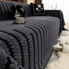 Heritage Plush Tufted Sofa Cover