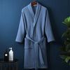 Waffle V-neck Bathrobe