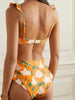Ruffle Floral Bikini Set
