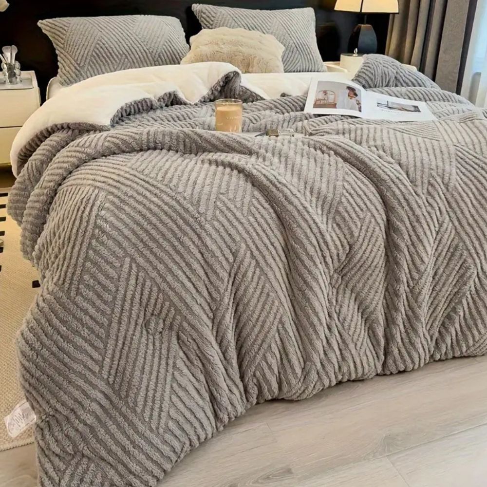 Chevron Luxe Plush Blanket