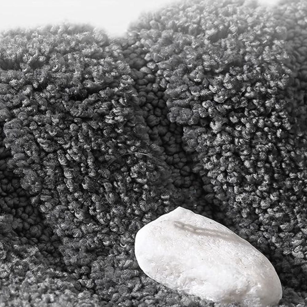 Cloud Luxe Flocked Bath Mat