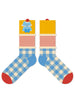 Cute Bear Pudding Pattern Cotton Socks