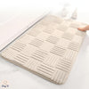 Vivid Grid Absorbent Bath Mat