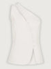 Ascent One-Shoulder Button Detail Top
