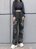 Printed Slim Fit Jeans