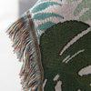 Fringed sofa throw – high-quality sofa covers for an elegant look