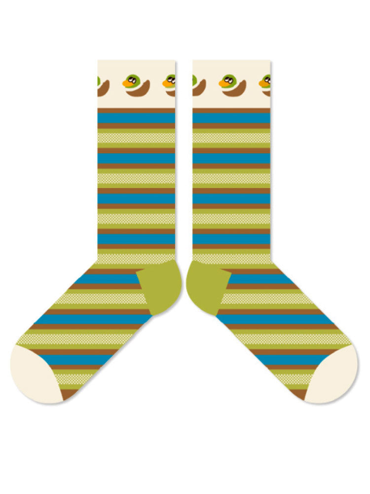Adorable Cartoon Duck Cotton Socks