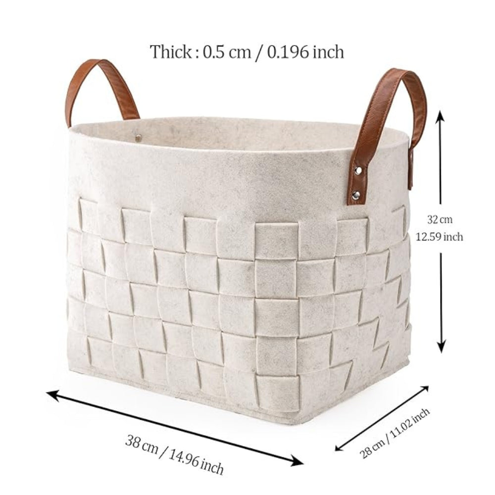 Weave Grid Tote Storage