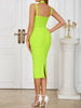 Halter Bandage Backless Dress