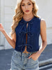 Chic Tie-Up Sleeveless Vest Top