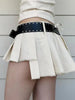 Sexy Asymmetric Pleated Skirt