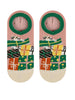 Cartoon Kitty Boat Socks