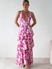 Floral V-Neck Slip Dress