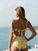 Floral High-Waist Bikini Set for Women