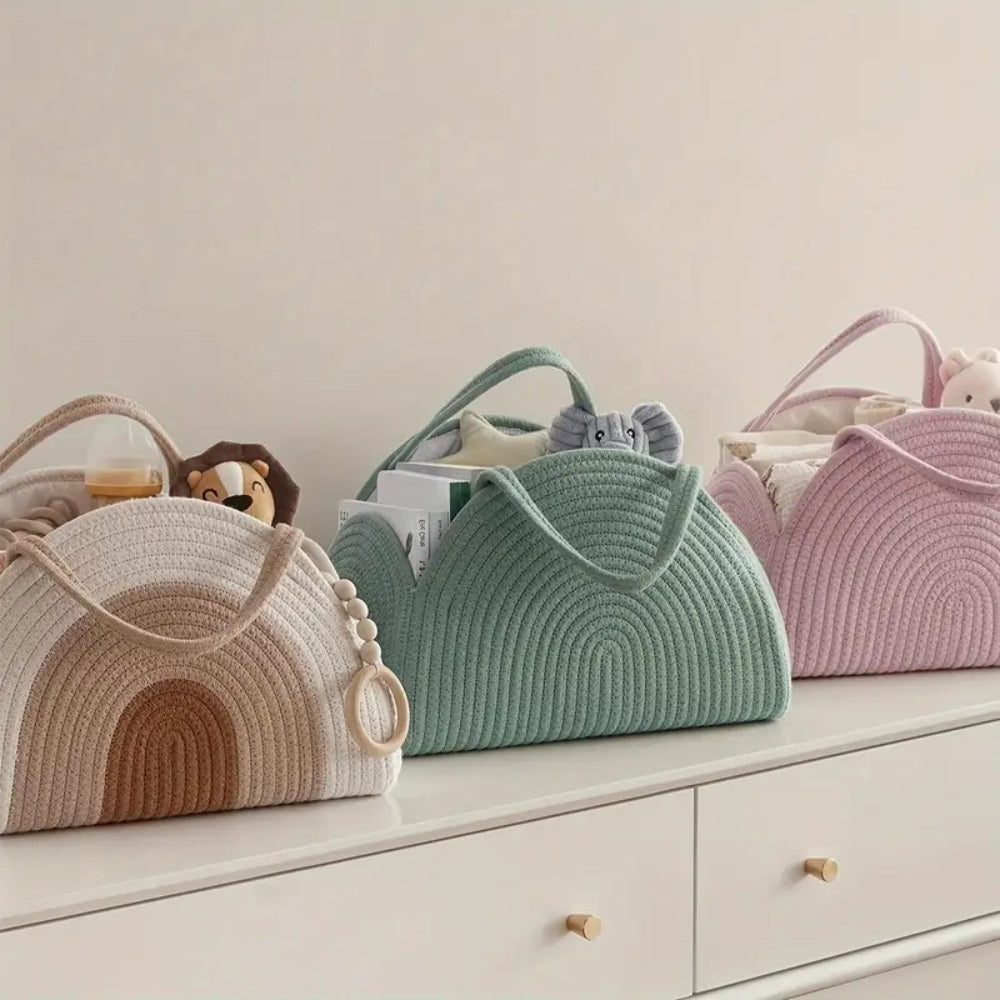 Neutral Tone Baby Storage Organizer