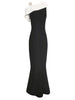 Sexy Colorblock Asymmetrical Bodycon Dress