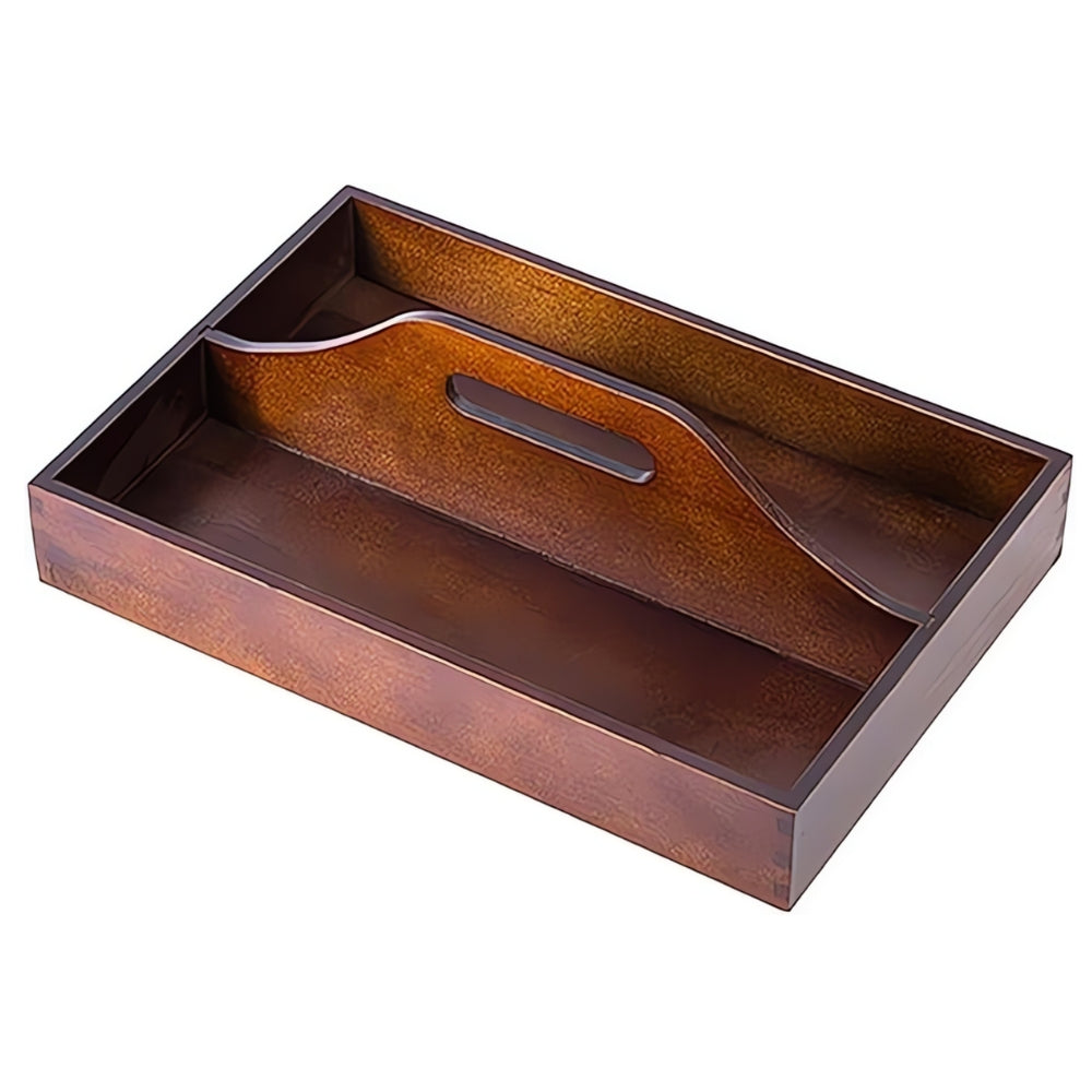Timeless Vintage Wooden Organizer Tray