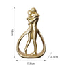 Embrace Resin Couple Sculpture