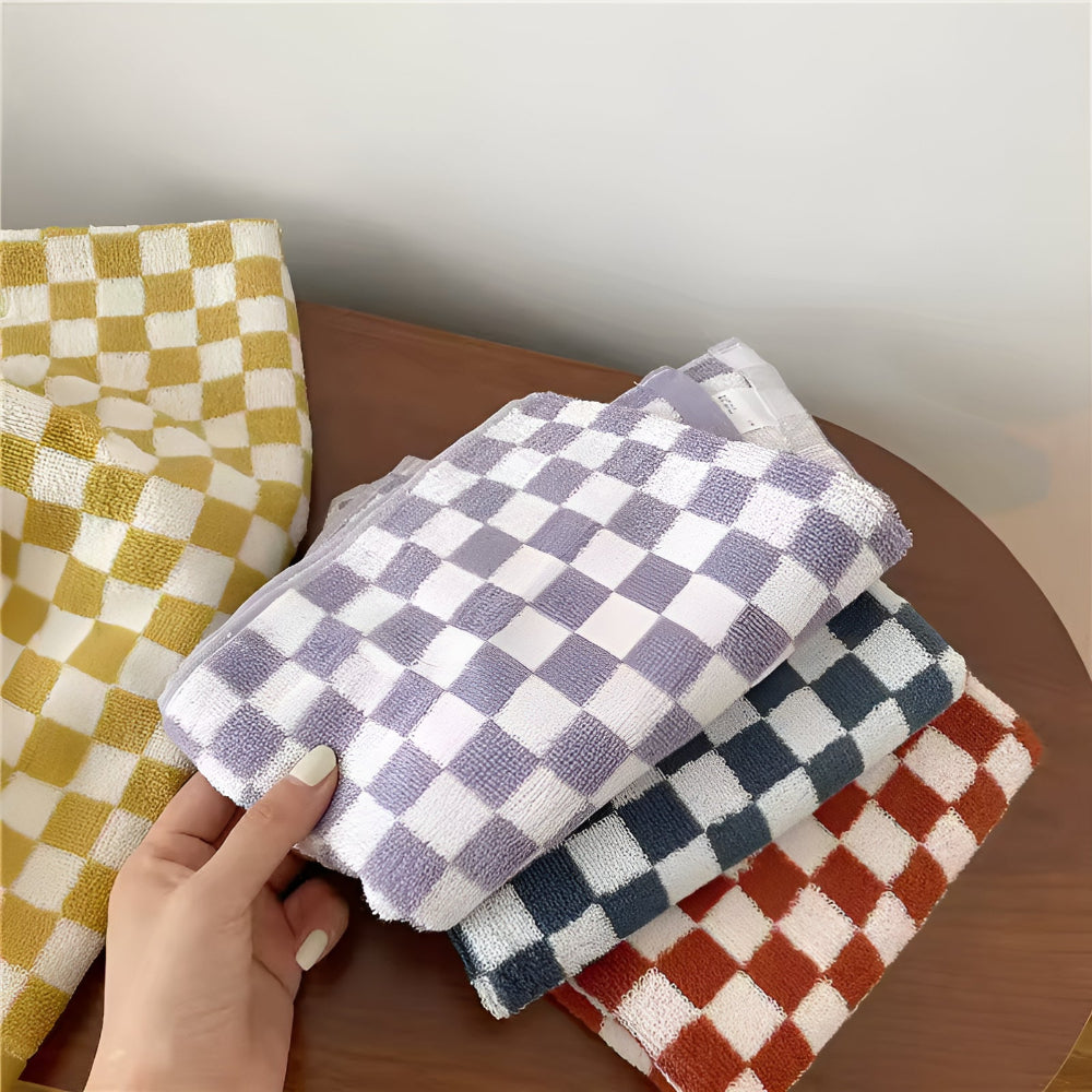 50% OFF | RetroMate® | Cotton Checker Towel