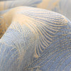 Flower Print Flax Throw
