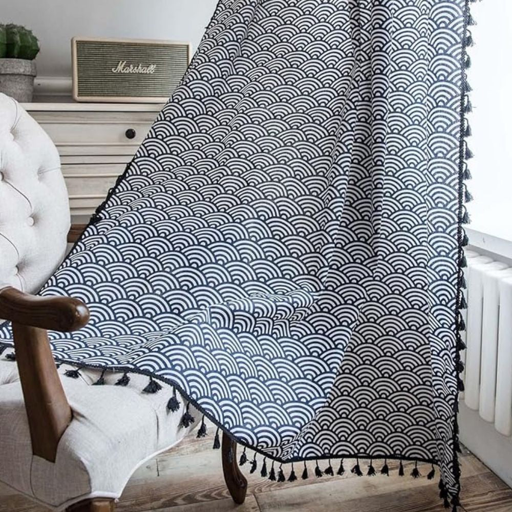 Tidal Scales Curtain