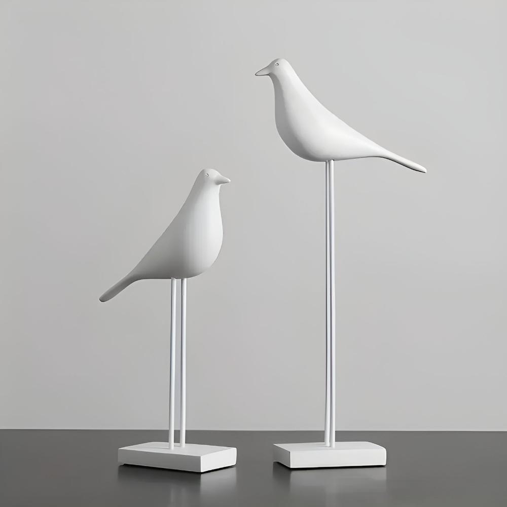 Minimalist Bird Decor Figurines