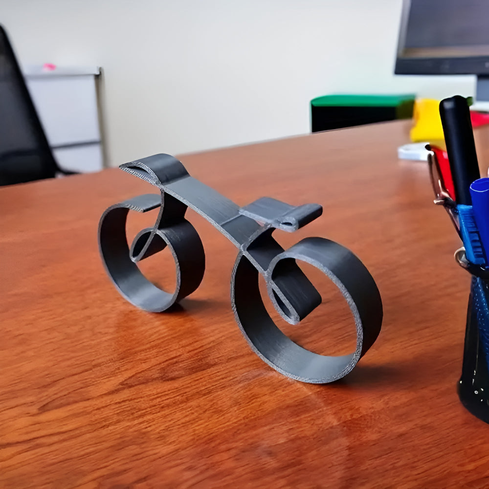 Urban Cyclist Abstract Decor