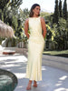Solid Slim Sleeveless Dress