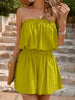 Strapless Romper With Pockets