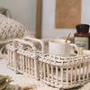 Rustic Weave Rattan Tray