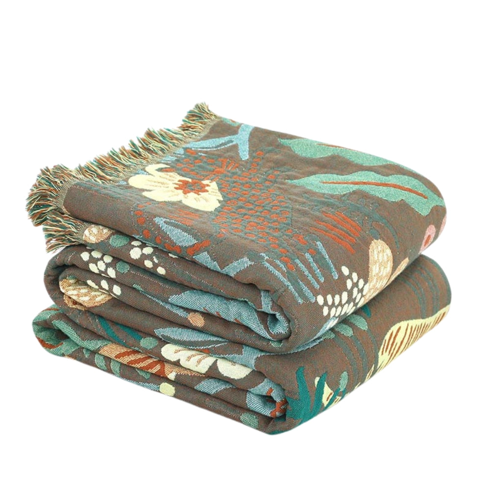 Tiger's Lair Reversible Blanket