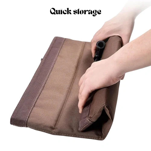 Lightweight Folding Camping Chair with Backrest – Portable Outdoor Folding Chair for Picnics and Beach, 500g